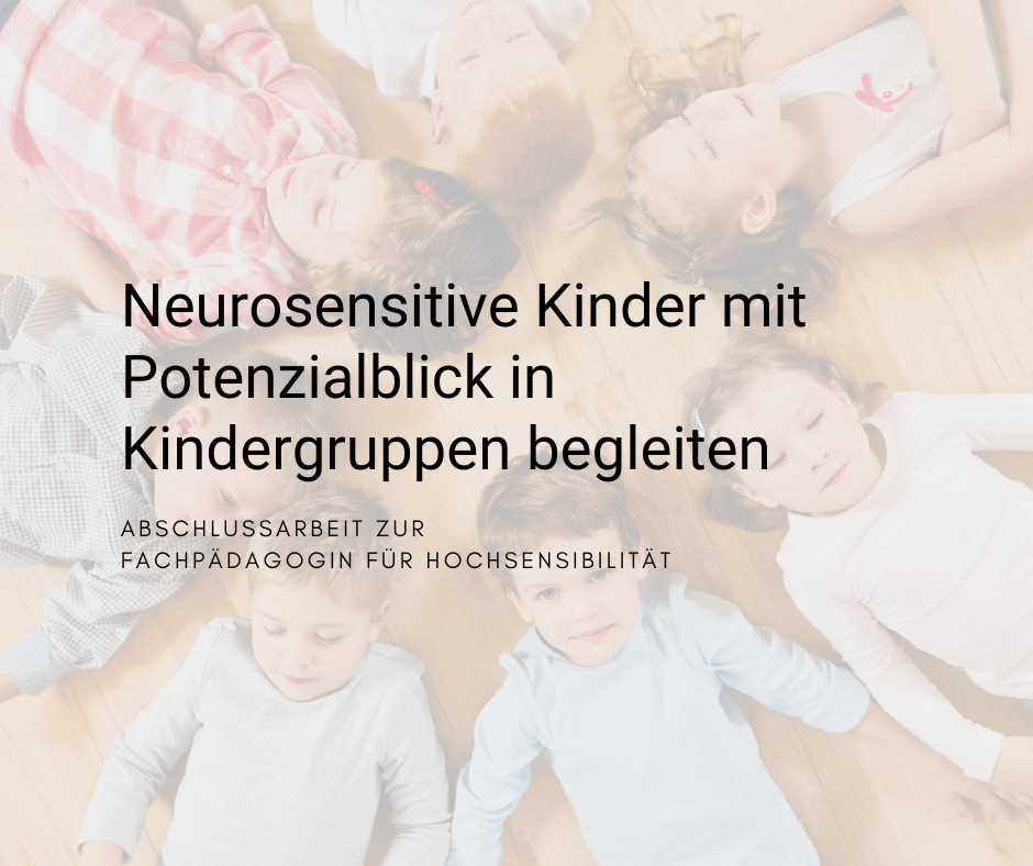 Abschlussarbeit Neurosensitive Kinder mit Potenzialblick in Kindergruppen begleiten